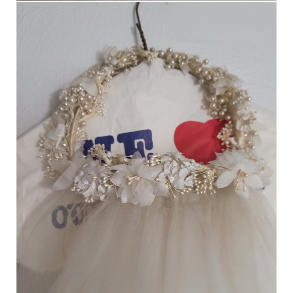 Old fashioned wedding veil